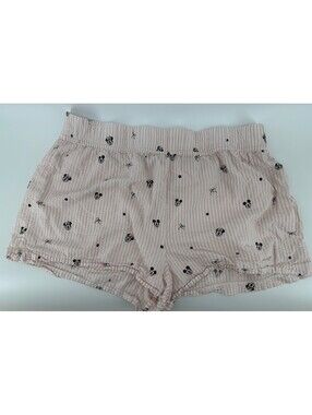 American Eagle x Disney Women’s XXL Pink Seersucker Mickey Mouse Shorts